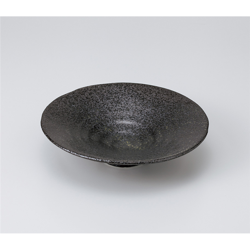 古林陶器 向付 いぶし黒 6.0平鉢 903030361 1個（ご注文単位1個）【直送品】