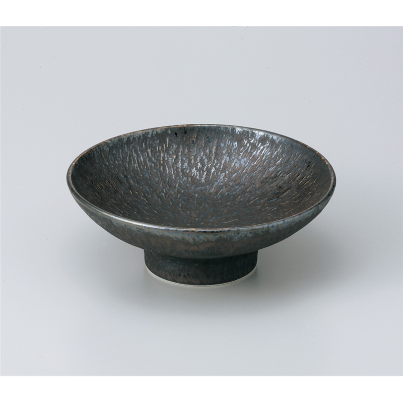 古林陶器 向付 金結晶とちり高台向付 802050105 1個（ご注文単位1個）【直送品】