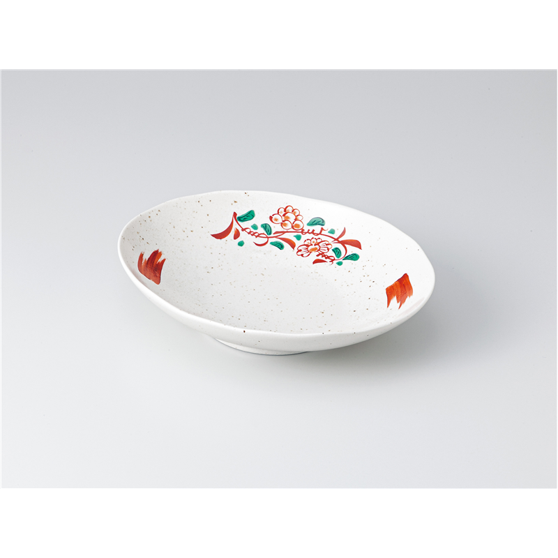 古林陶器 向付 花万暦6.0楕円深皿 1302540247 1個（ご注文単位1個）【直送品】