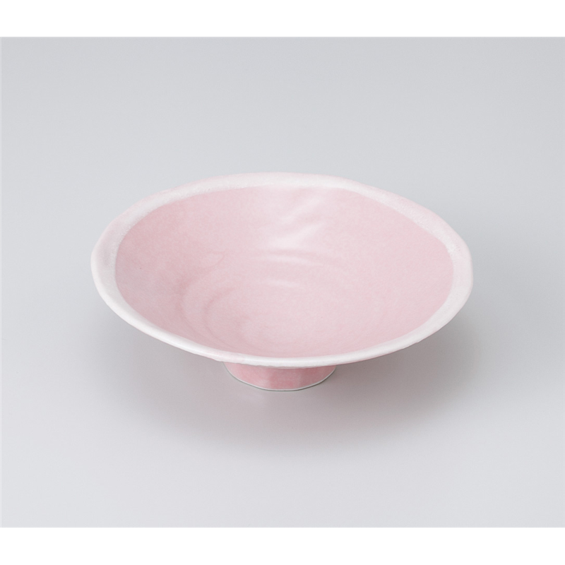 古林陶器 向付 ピンク水晶平鉢 903140316 1個（ご注文単位1個）【直送品】