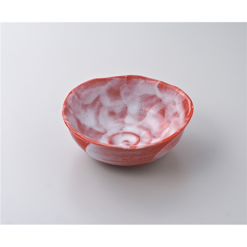 古林陶器 向付 赤彩手造鉢 604240116 1個（ご注文単位1個）【直送品】