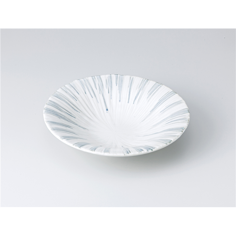 古林陶器 向付 白浜彫十草多用鉢 1302740435 1個（ご注文単位1個）【直送品】