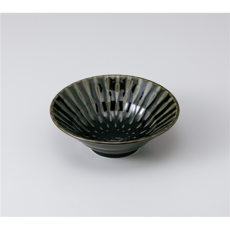 古林陶器 向付 竹林織部16cm鉢 1003540426 1個（ご注文単位1個）【直送品】