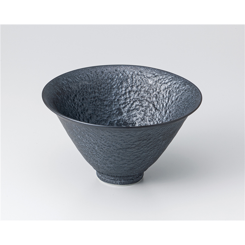 古林陶器 中鉢特選 メタル釉 ラッパ煮物鉢 1302910235 1個（ご注文単位1個）【直送品】