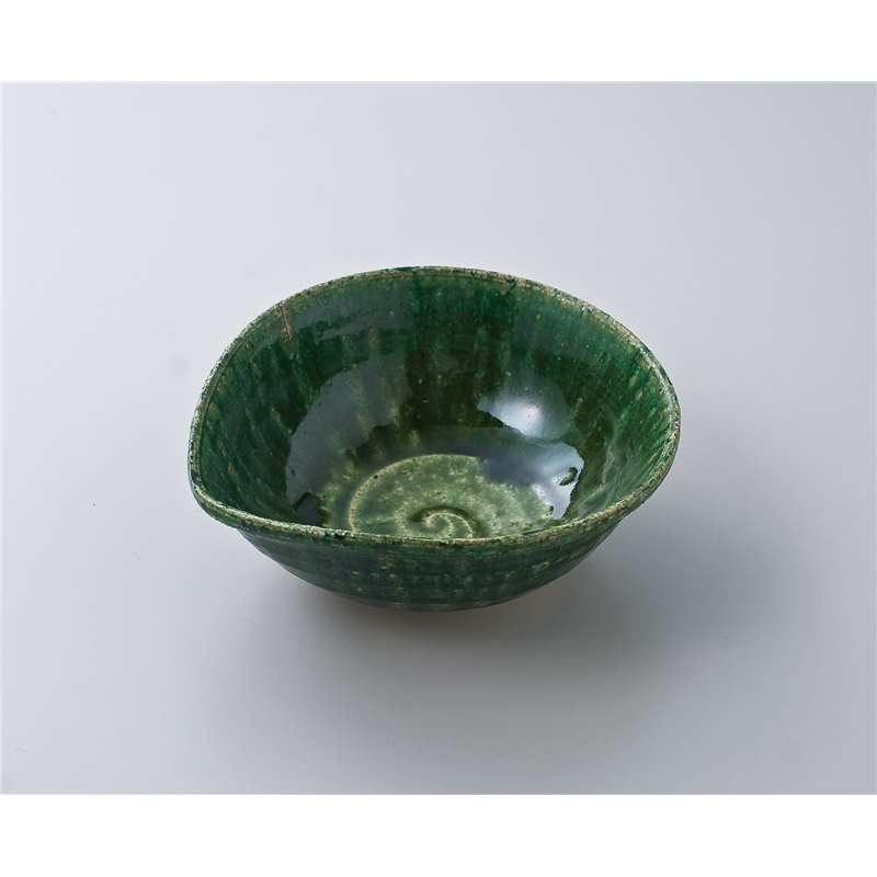 古林陶器 中鉢 織部 片口鉢 603120452 1個（ご注文単位1個）【直送品】