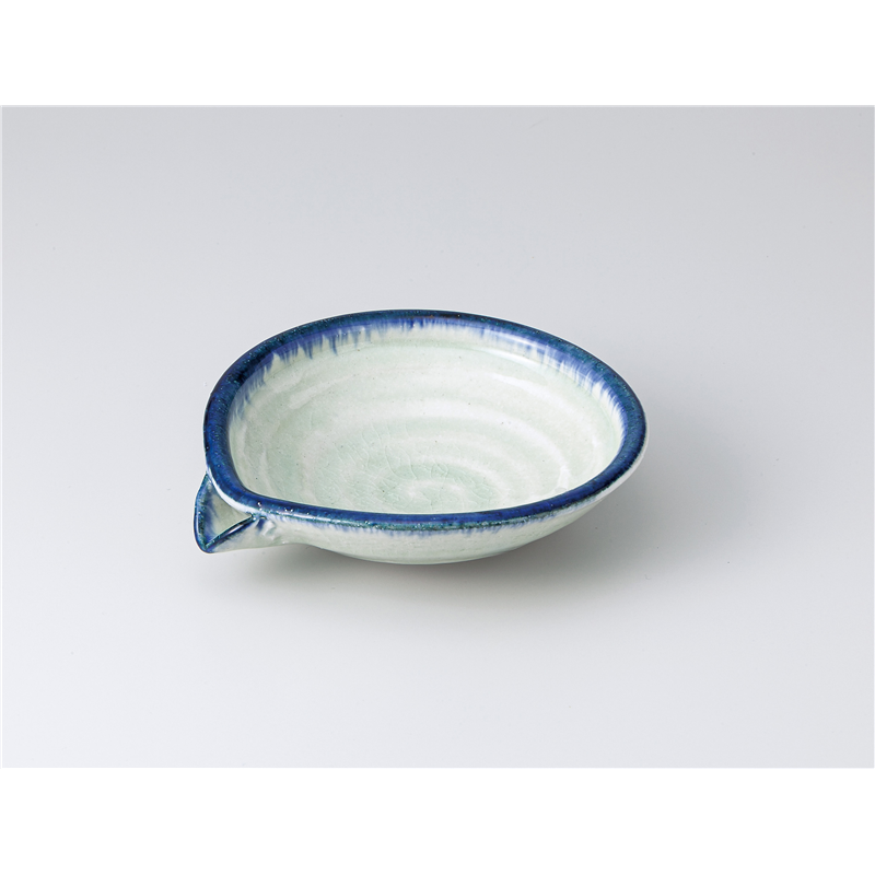 古林陶器 中鉢 藍流し5.0片口平鉢 1303220205 1個（ご注文単位1個）【直送品】