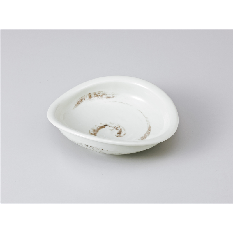 古林陶器 中鉢 粉引風車銘々皿 1004240106 1個（ご注文単位1個）【直送品】