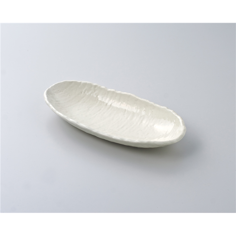 古林陶器 中鉢 粉引舟型小鉢 604630273 1個（ご注文単位1個）【直送品】