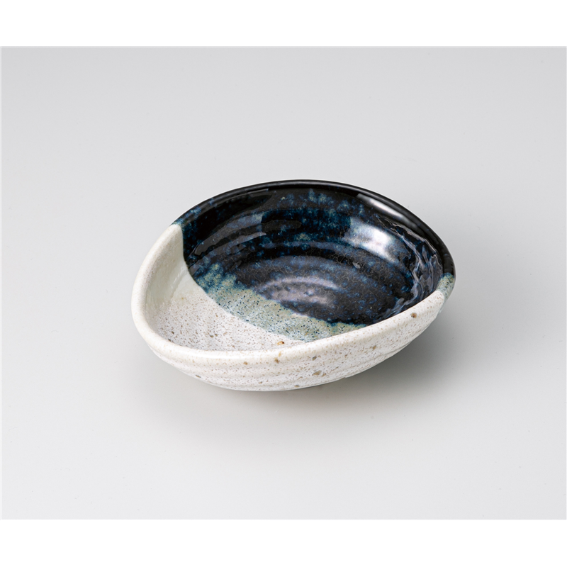古林陶器 中鉢 塗り分け黒たまご小鉢 1203710326 1個（ご注文単位1個）【直送品】