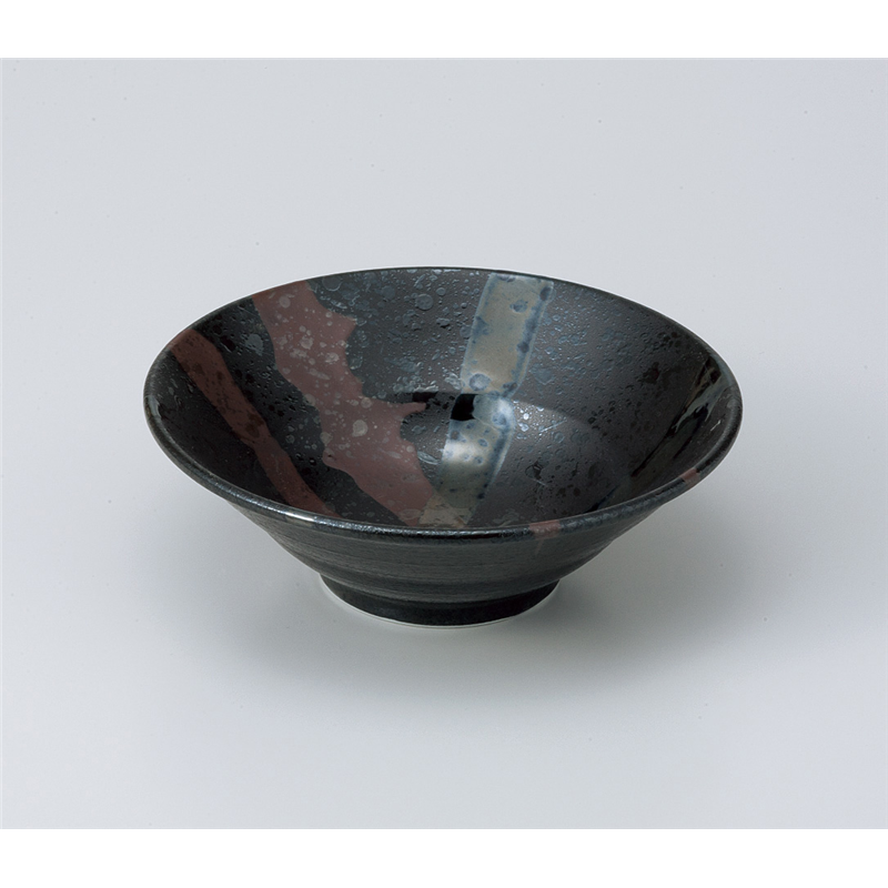 古林陶器 中鉢 煌き黒ボール 小 803740426 1個（ご注文単位1個）【直送品】