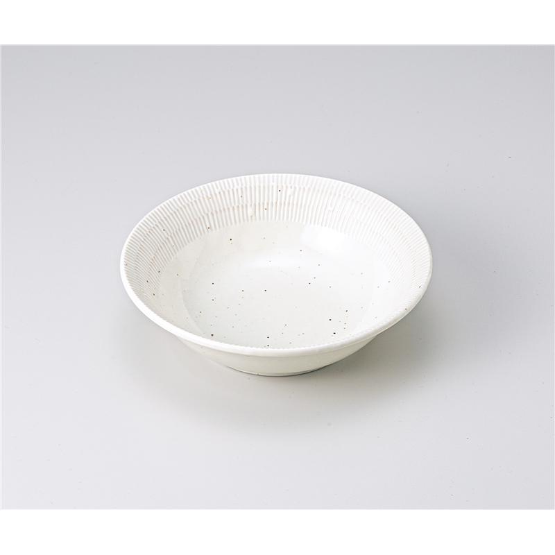 古林陶器 中鉢 粉引トチリ17cmボウル 1204010131 1個（ご注文単位1個）【直送品】