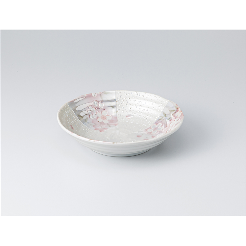 古林陶器 中鉢 オーロラ間取桜5.5浅鉢 1303730151 1個（ご注文単位1個）【直送品】