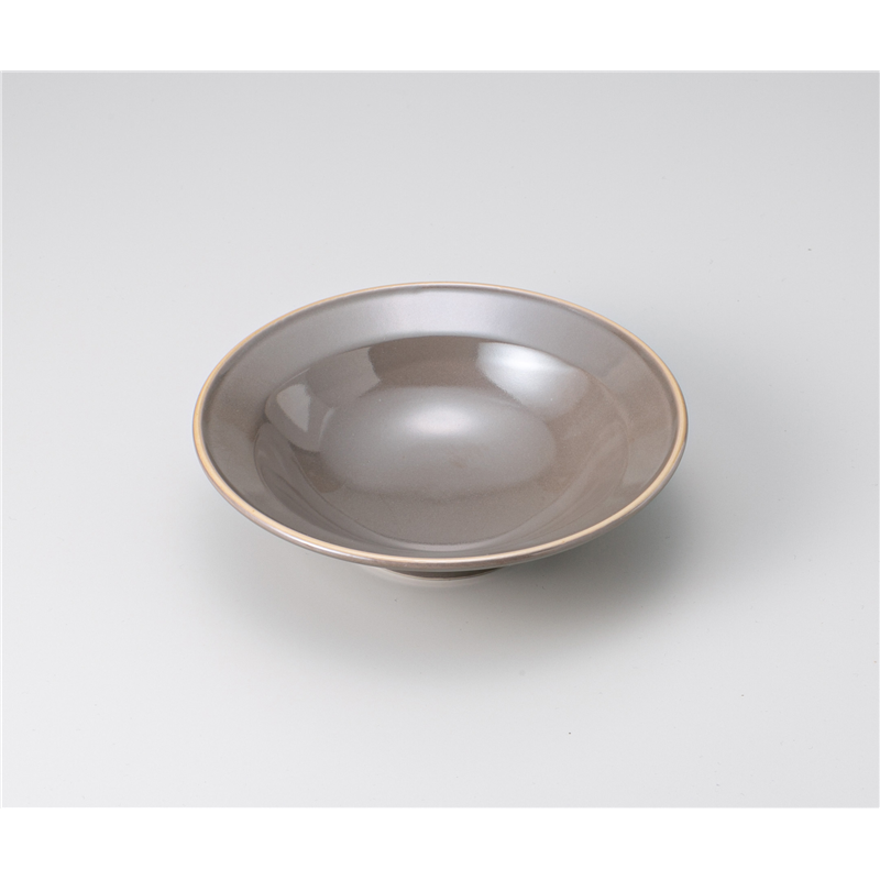 古林陶器 中鉢 チャコール5.0浅鉢 1204050235 1個（ご注文単位1個）【直送品】