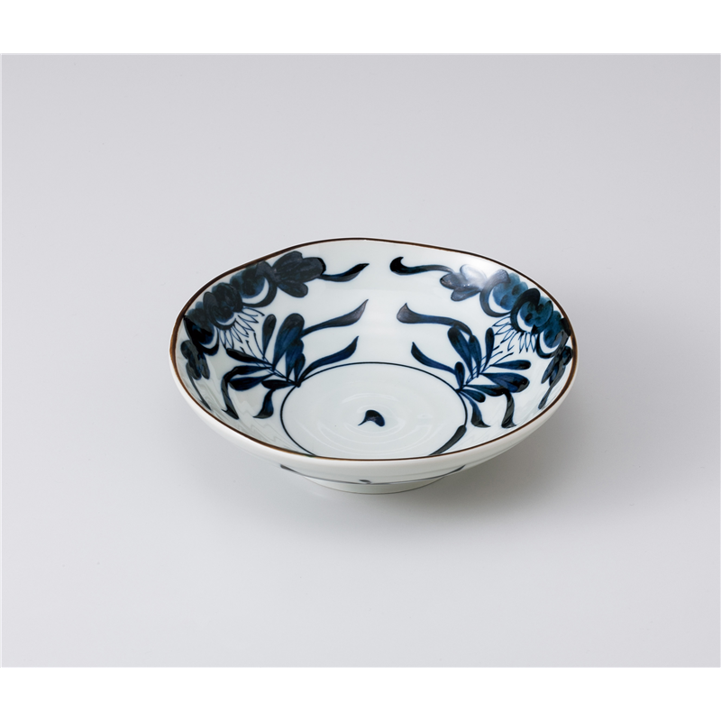 古林陶器 中鉢 古代草花六兵5.5浅鉢 1004640335 1個（ご注文単位1個）【直送品】