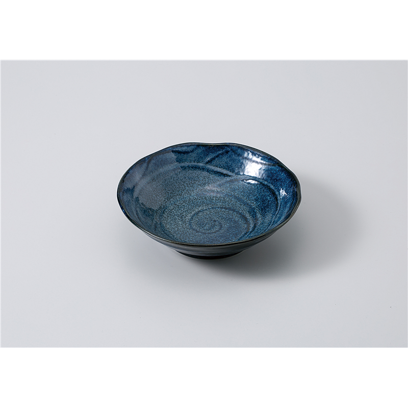 古林陶器 中鉢 紺花5.0鉢 1103950333 1個（ご注文単位1個）【直送品】