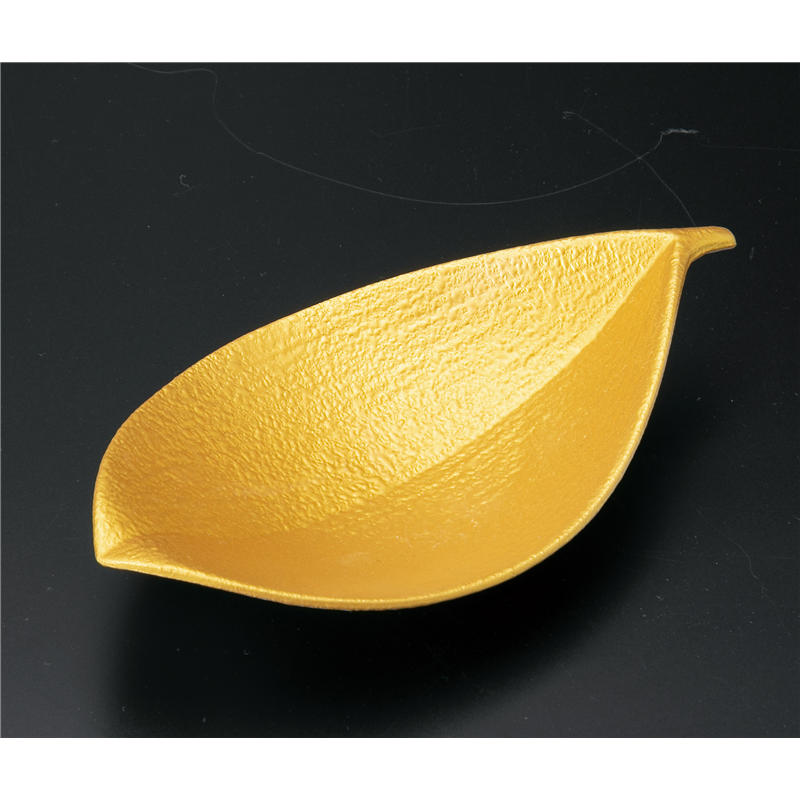 古林陶器 小鉢特選 金彩木の葉型小鉢 1104320374 1個（ご注文単位1個）【直送品】