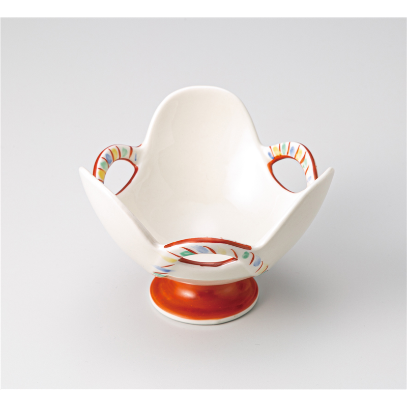 古林陶器 小鉢 羽衣三彩高台小鉢 703910205 1個（ご注文単位1個）【直送品】