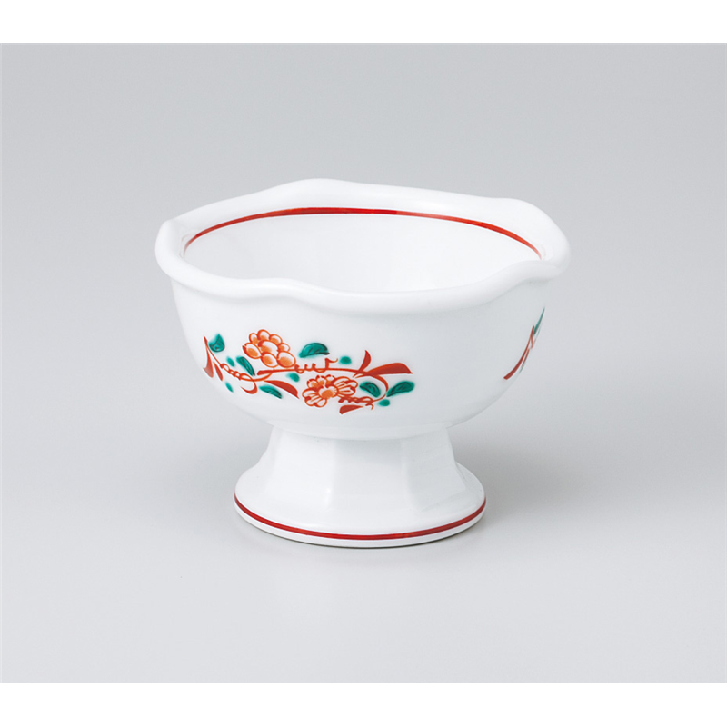 古林陶器 小鉢 花万歴梅型高台小鉢(小) 904820147 1個（ご注文単位1個）【直送品】