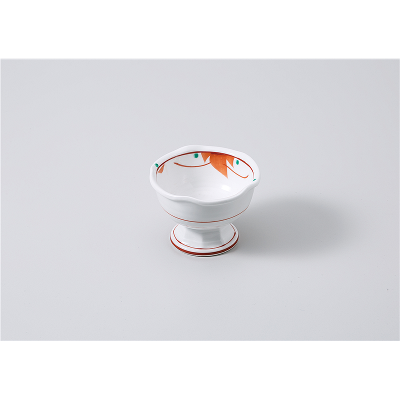 古林陶器 小鉢 赤絵小花高台小鉢(小) 1104760570 1個（ご注文単位1個）【直送品】