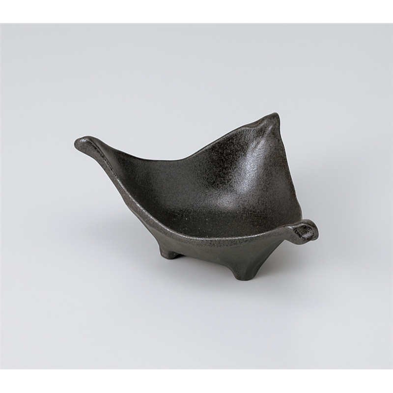 古林陶器 小鉢 炭化土三角小鉢(605013) 905030451 1個（ご注文単位1個）【直送品】