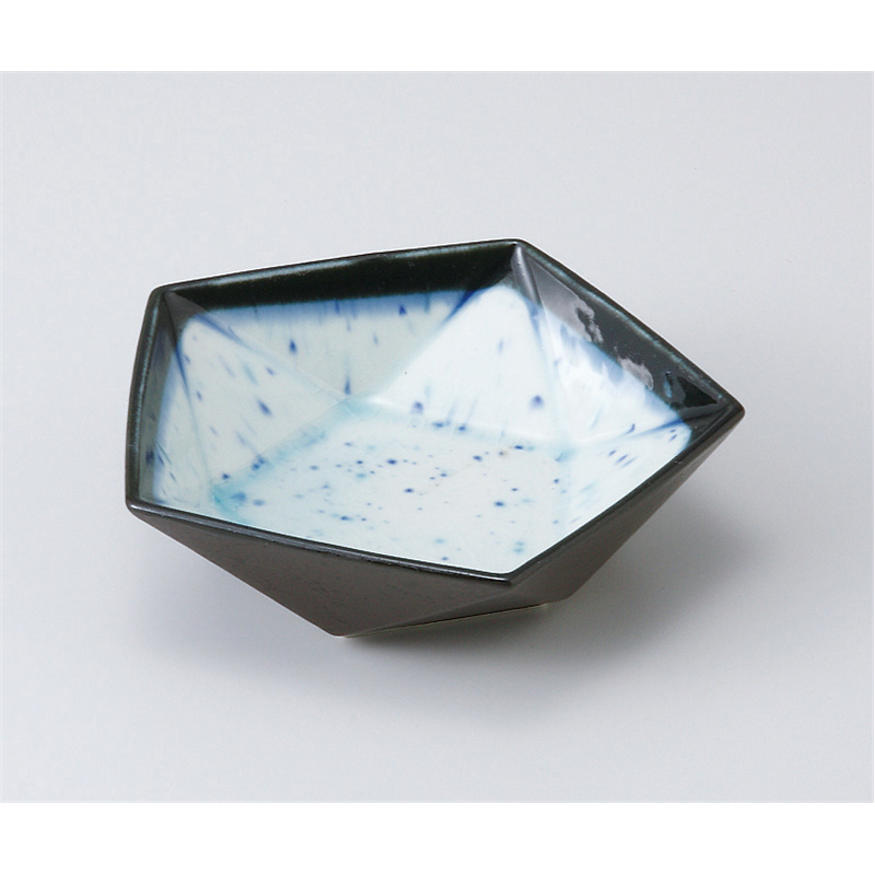 古林陶器 小鉢 清流水天目ダイヤ型小鉢 506760247 1個（ご注文単位1個）【直送品】