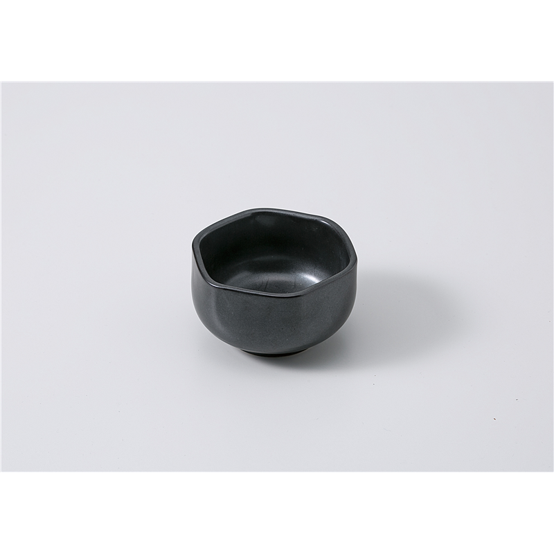 古林陶器 小鉢 黒マット六角 3.5小鉢 1104960140 1個（ご注文単位1個）【直送品】