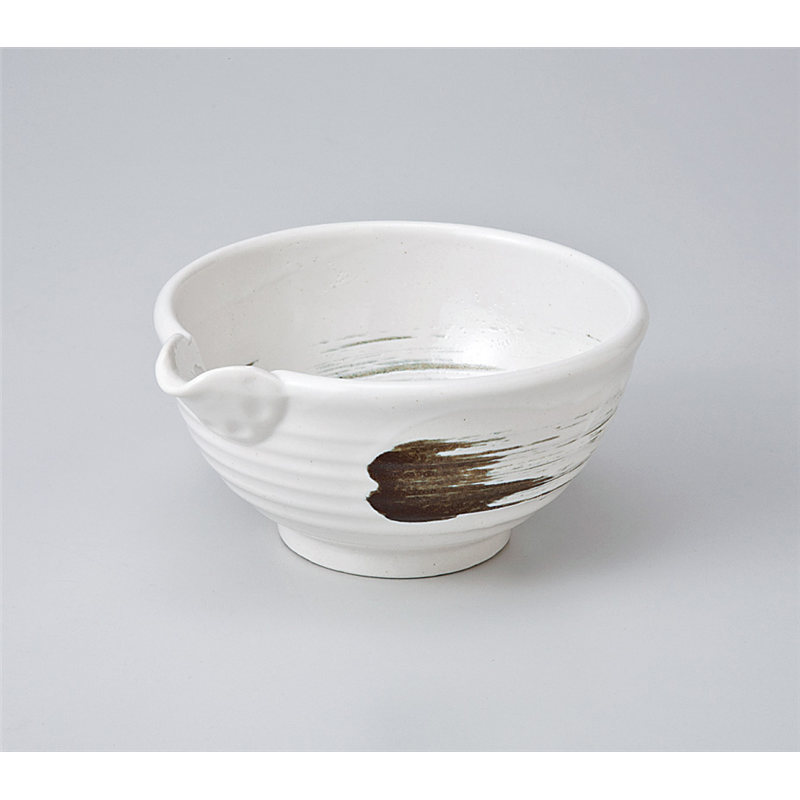 古林陶器 小鉢 刷毛目3.6片口小鉢(白) 704820574 1個（ご注文単位1個）【直送品】