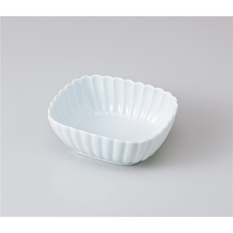 古林陶器 小鉢 青磁菊型 長角4.5鉢 1005730560 1個（ご注文単位1個）【直送品】