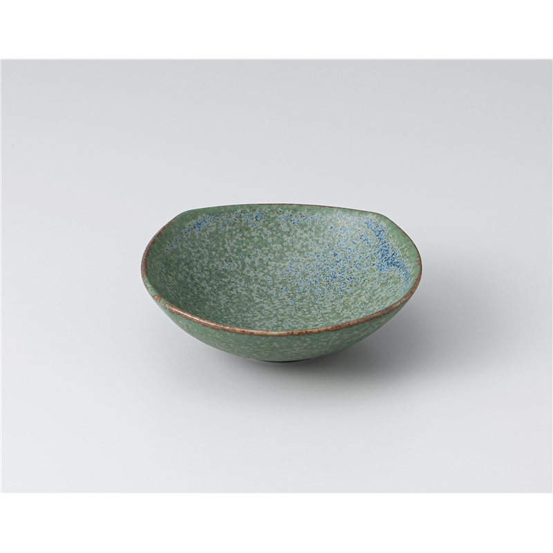 古林陶器 小鉢 窯変グリーン10.5cm四方小鉢 1304760325 1個（ご注文単位1個）【直送品】
