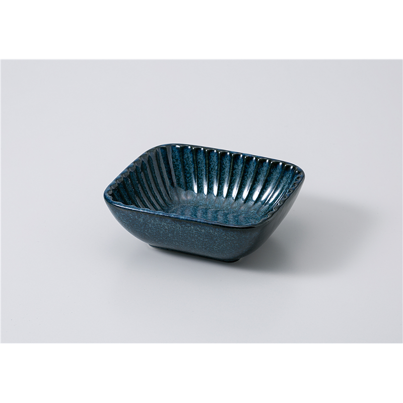 古林陶器 小鉢 窯変しのぎ長角小鉢 1105110415 1個（ご注文単位1個）【直送品】