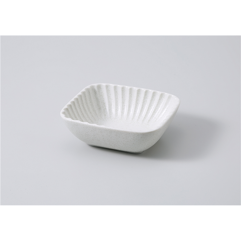 古林陶器 小鉢 白しのぎ長角小鉢 1105110515 1個（ご注文単位1個）【直送品】