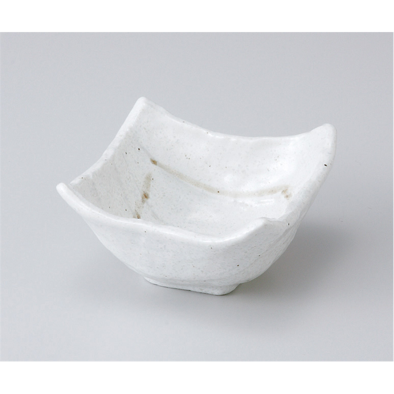 古林陶器 小鉢 粉引ライン四角小鉢(中) 507130447 1個（ご注文単位1個）【直送品】