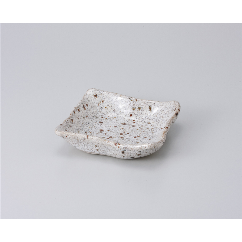 古林陶器 小鉢 うのふ斑点角小鉢 606250247 1個（ご注文単位1個）【直送品】