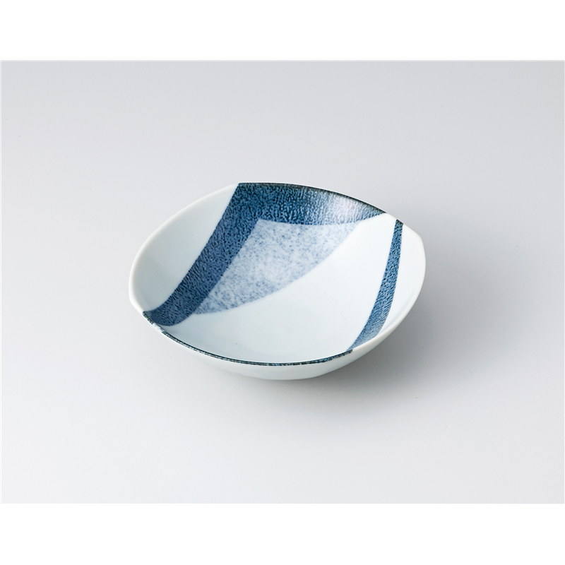 古林陶器 小鉢 おりがみ 四方4.0鉢 紺 1304860241 1個（ご注文単位1個）【直送品】