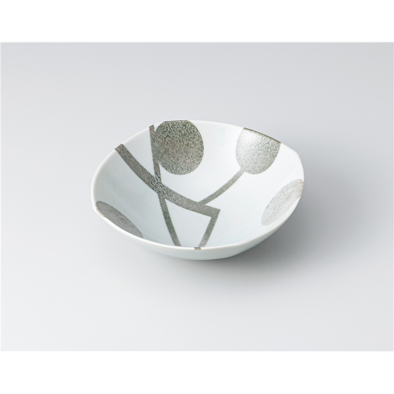 古林陶器 小鉢 おりがみ 四方4.0鉢 グレー 1304860341 1個（ご注文単位1個）【直送品】