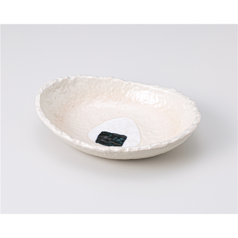 古林陶器 小鉢 おにぎり小判型盛鉢(小) 1205210347 1個（ご注文単位1個）【直送品】