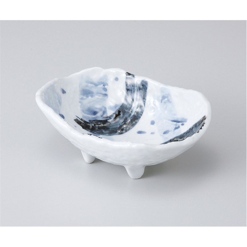 古林陶器 小鉢 呉須散し舟型小鉢 506110330 1個（ご注文単位1個）【直送品】