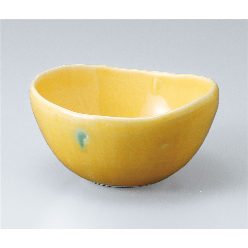古林陶器 小鉢 黄輝楕円小鉢(大) 504530374 1個（ご注文単位1個）【直送品】