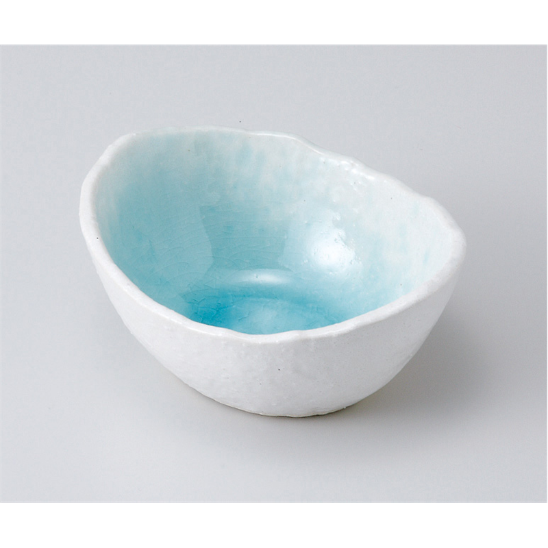 古林陶器 小鉢 白流水まゆ型小鉢(小) 506940477 1個（ご注文単位1個）【直送品】