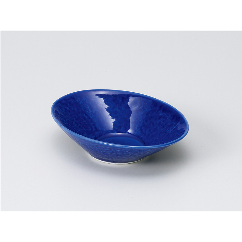 古林陶器 小鉢 ルリ石目3.7楕円鉢 1105360770 1個（ご注文単位1個）【直送品】