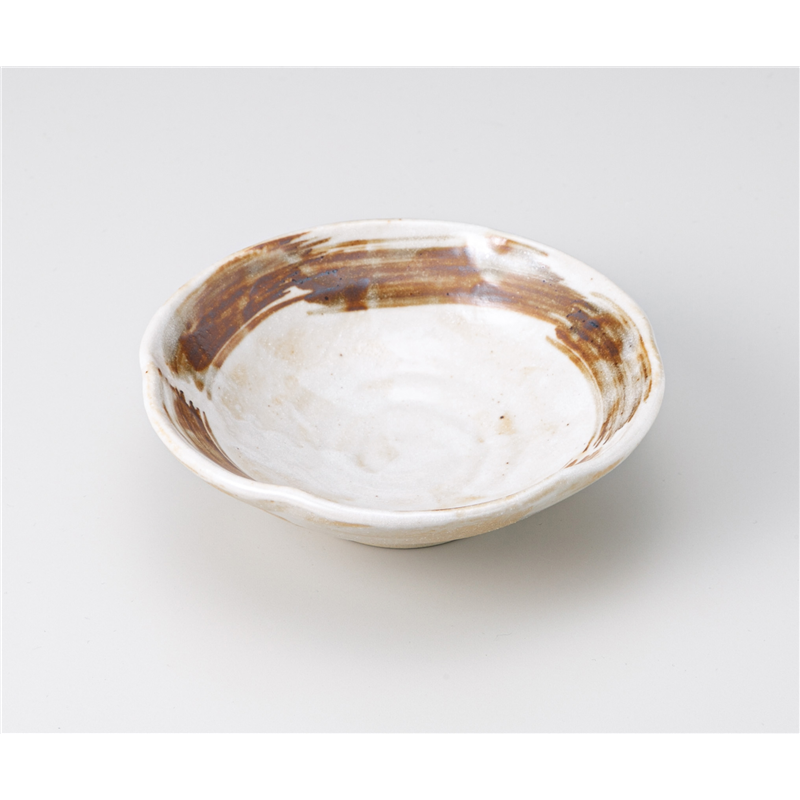 古林陶器 小鉢 ねずみ志野平小鉢 506640274 1個(ご注文単位1個)【直送品】