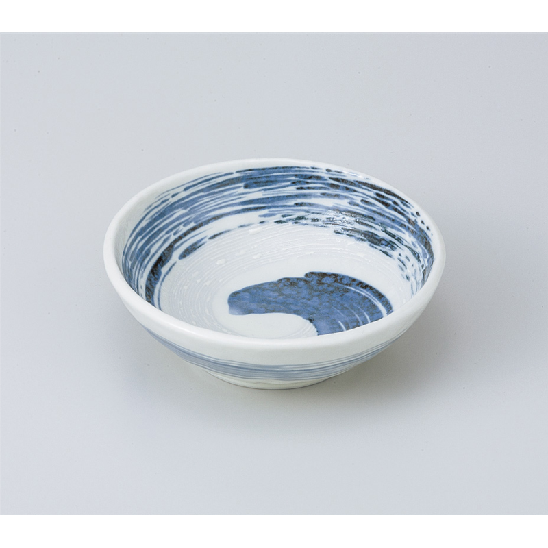 古林陶器 小鉢 粉引青流 手捻り4.0鉢 805950554 1個（ご注文単位1個）【直送品】