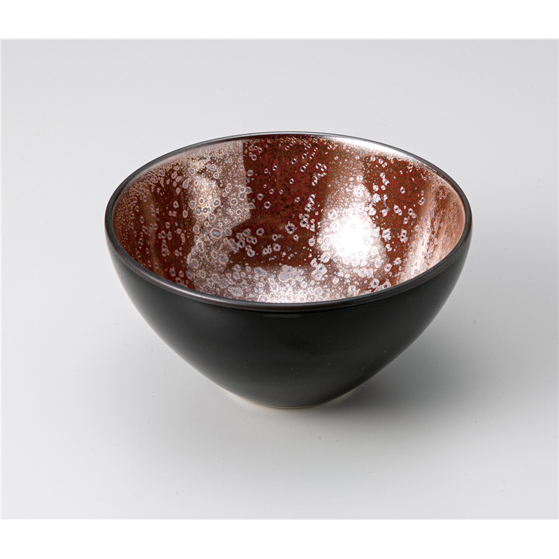古林陶器 小鉢 レッド 12cmブラックボウル 1205620326 1個（ご注文単位1個）【直送品】