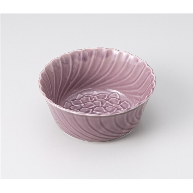 古林陶器 小鉢 紫陽花 4.0ボール ムラサキ 1205630178 1個（ご注文単位1個）【直送品】