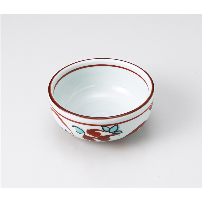 古林陶器 小鉢 渕さび手描花鳥厚口35鉢 1205630305 1個（ご注文単位1個）【直送品】