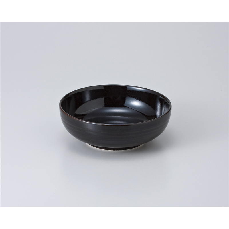 古林陶器 小鉢 千段黒天目4.0ボール 606040347 1個（ご注文単位1個）【直送品】