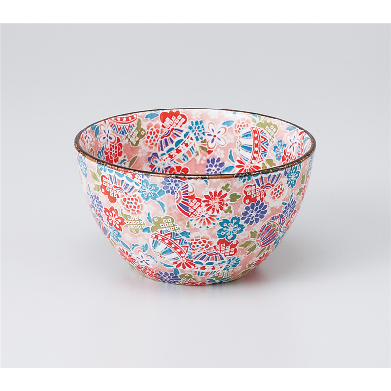 古林陶器 小鉢 京雅(赤)ボール鉢 906040215 1個（ご注文単位1個）【直送品】