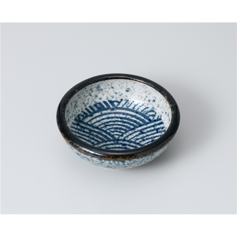 古林陶器 小鉢 青海波 括り手4.0鉢 1006330554 1個（ご注文単位1個）【直送品】