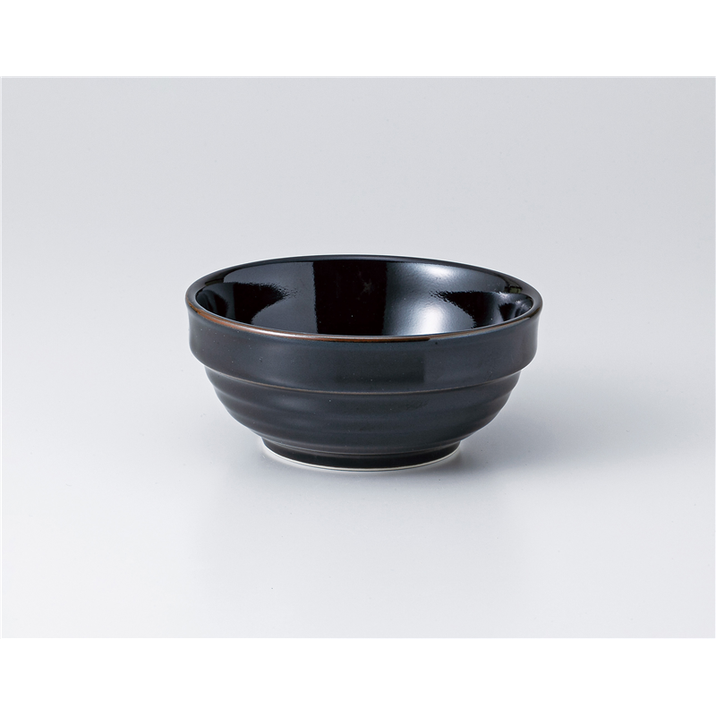 古林陶器 小鉢 黒天目4.0深鉢 1305460154 1個（ご注文単位1個）【直送品】