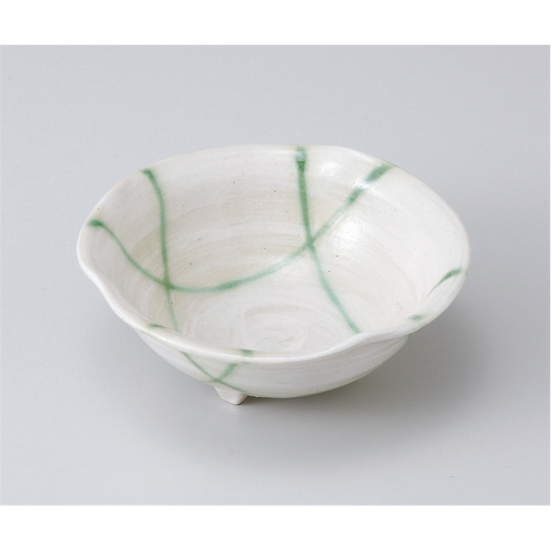 古林陶器 小鉢 志野格子三ツ足小鉢 506630574 1個（ご注文単位1個）【直送品】